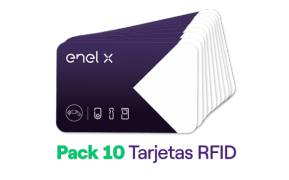 Pack 10 tarjetas RFID Enel X